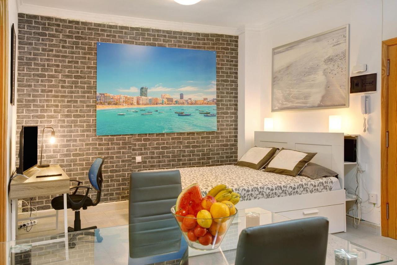 Beach Studio Apartment Canteras Las Palmas / Gran Canaria Exterior foto