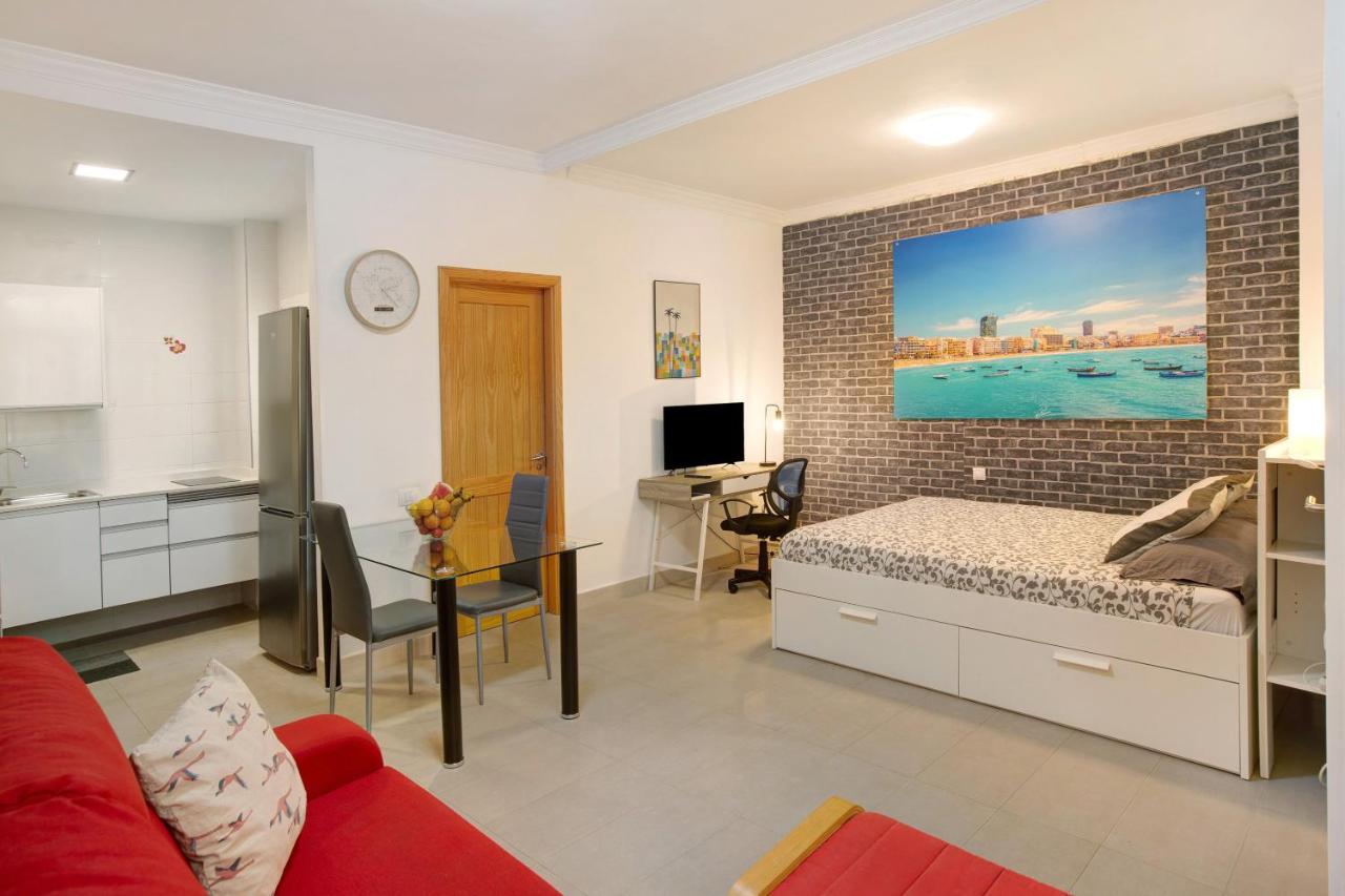 Beach Studio Apartment Canteras Las Palmas / Gran Canaria Exterior foto